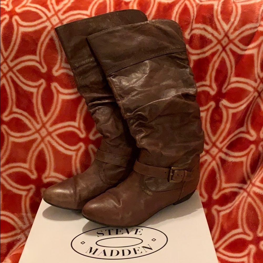 Steve Madden brown boots